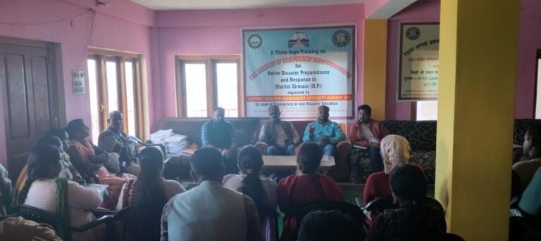 मां भग्यानी मंदिर परिसर में आयोजित तीन दिवसीय स्वयंसेवक आपदा प्रबंधन प्रशिक्षण कार्यक्रम का समापन..