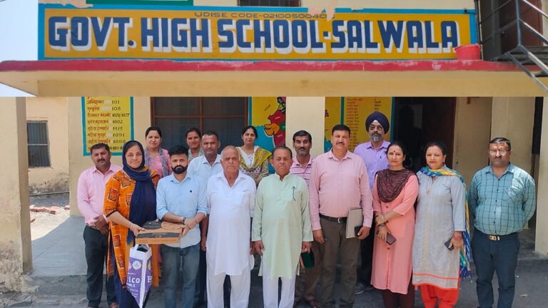 2 बीघा 10 बिस्वा भूमि चौधरी परिवार ने की शिक्षा विभाग के नाम.