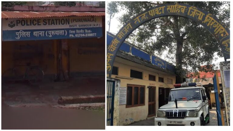पांवटा साहिब में अवैध शराब के दो अलग-अलग जगह पुलिस की छापामारी