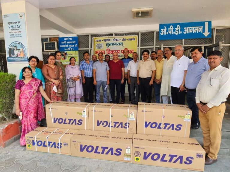 भारत विकास परिषद ने सिविल अस्पताल #Paonta को दान किए तीन #AC
