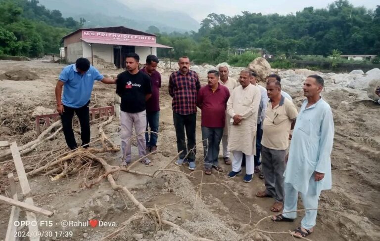 गिरिपार की तबाही के बीच पूर्व ऊर्जा मंत्री का दौरा, क्या मिलेगी पीड़ितों को राहत?