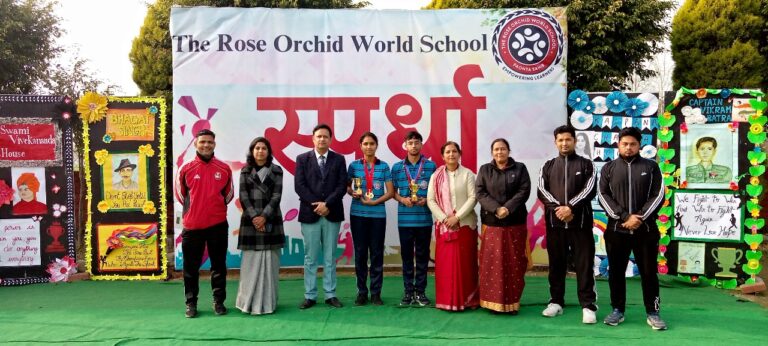 पांवटा साहिब में खेल प्रतिभाओं ने चमकाया द रोज ऑर्किड वर्ल्ड स्कूल का मंच