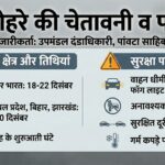 पांवटा साहिब में घने कोहरे को लेकर प्रशासन अलर्ट, जारी की गई जनहित एडवाइजरी  पांवटा साहिब।