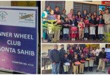 सालवाला स्कूल में बच्चों के चेहरों पर खिला उत्साह, इनर व्हील क्लब ने बांटे ट्रैकसूट..